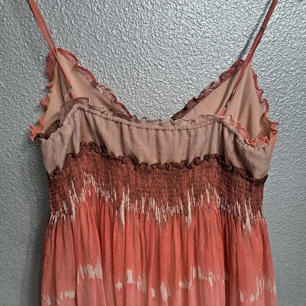 BCBGMAXAZRIA Silk Ombre Dress Size M - Picture 15 of 16
